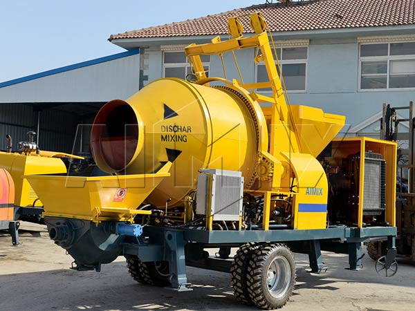 diesel concrete mixer pump