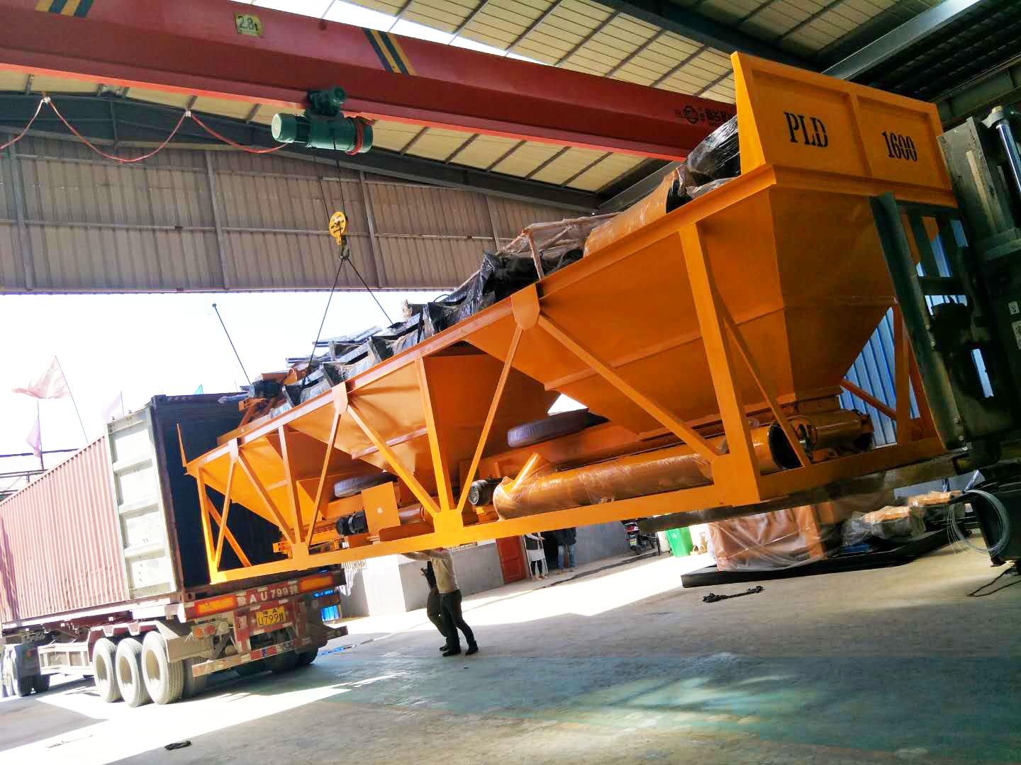 concrete batching machine for HZS50 concrete plant
