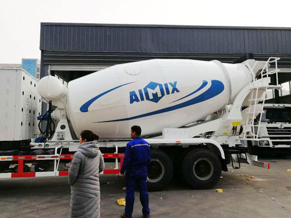 12m3 concrete mixer truck