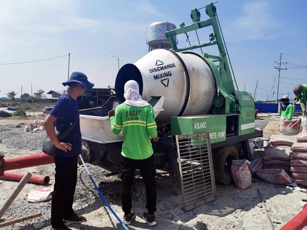 diesel concrete mixer pump in Philippines