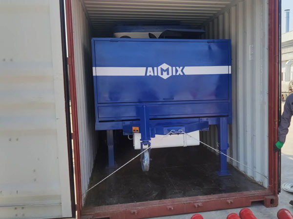 ABJZ40C diesel concrete mixer pump Indonesia