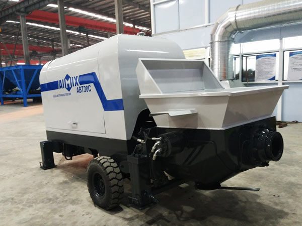 ABT30C concrete pump with diesel engine