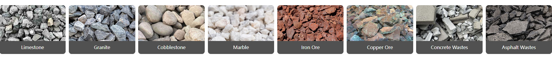 raw material of the crusher plant