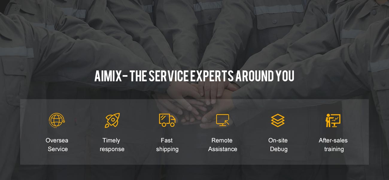 service team AIMIX GROUP Construction Building