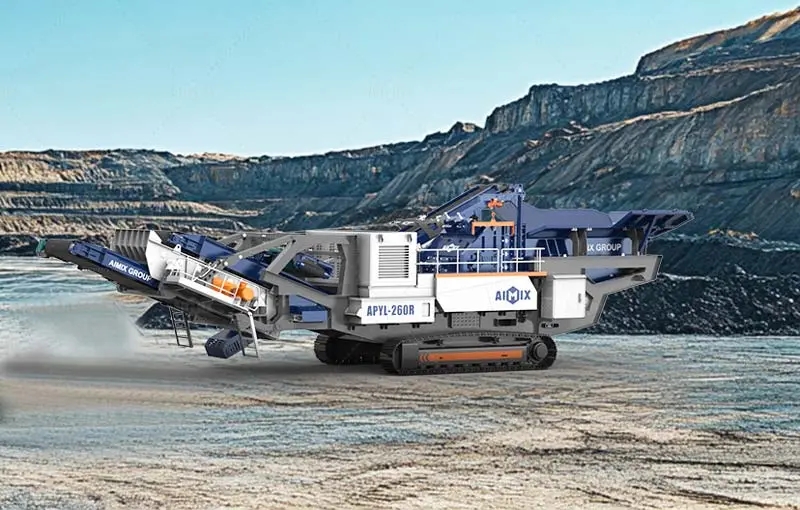 APYL Crawler type mobile crushing machine