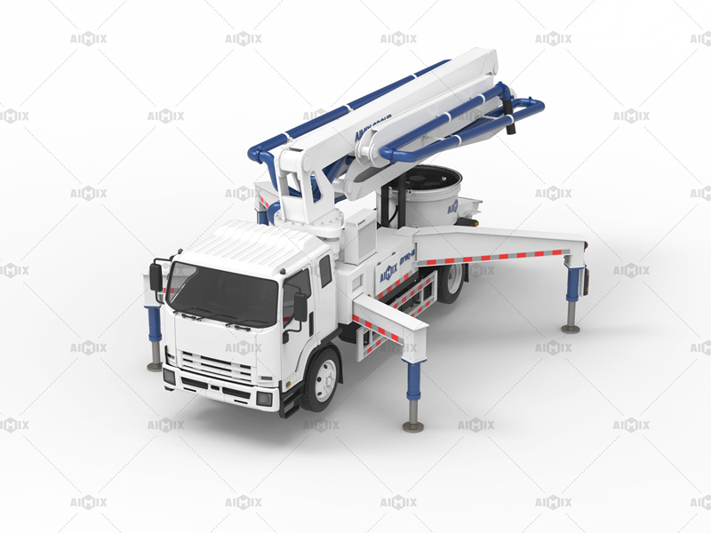pan mixer truckmounted concrete pumps